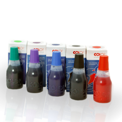 Tusz Colop do stempli gumowych i polimerowych 25 ml.