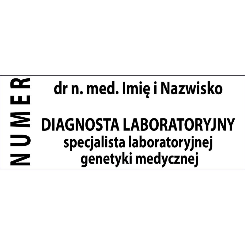 Płytka tektowa do pieczątki