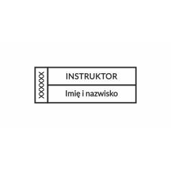 Pieczątka dla instruktora - wykładowcy