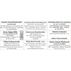 PIECZĄTKA FIRMOWA COLOP EOS 30 51 x 18 mm 5 linii tekstu