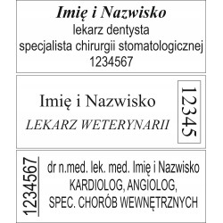 PIECZĄTKA PODPISOWA COLOP EOS 20 38 x 14 mm 4 linii tekstu